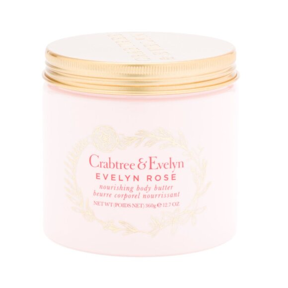 CRABTREE & EVELYN Evelyn Rose 12.7oz Rose Scented Body Butter - Picture 1 of 1